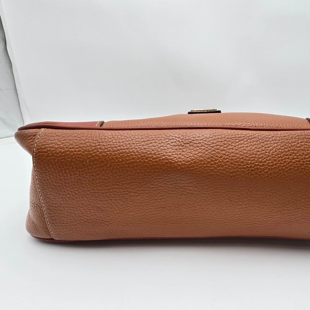 DOONEY & BOURKE REFINED PEBBLE LEATHER HOBO BAG, CARMEL - Picture 9 of 16